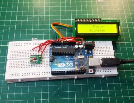 oximetro MAX30100 circuito com arduino
